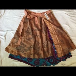 Darn Good Yarn Sari Skirt